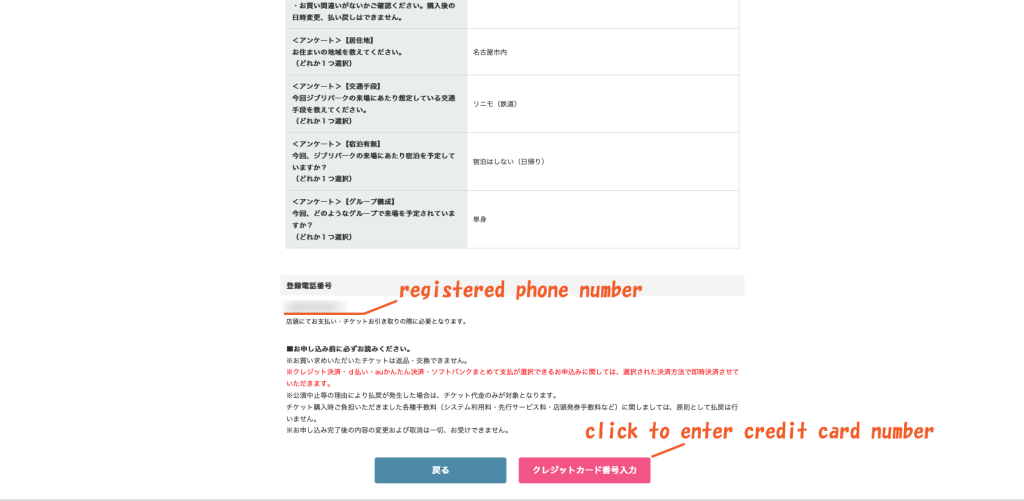 Confirmation of registered smartphone phone number