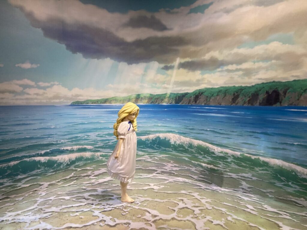 Marnie Standing on the Beach | When Marnie Was There